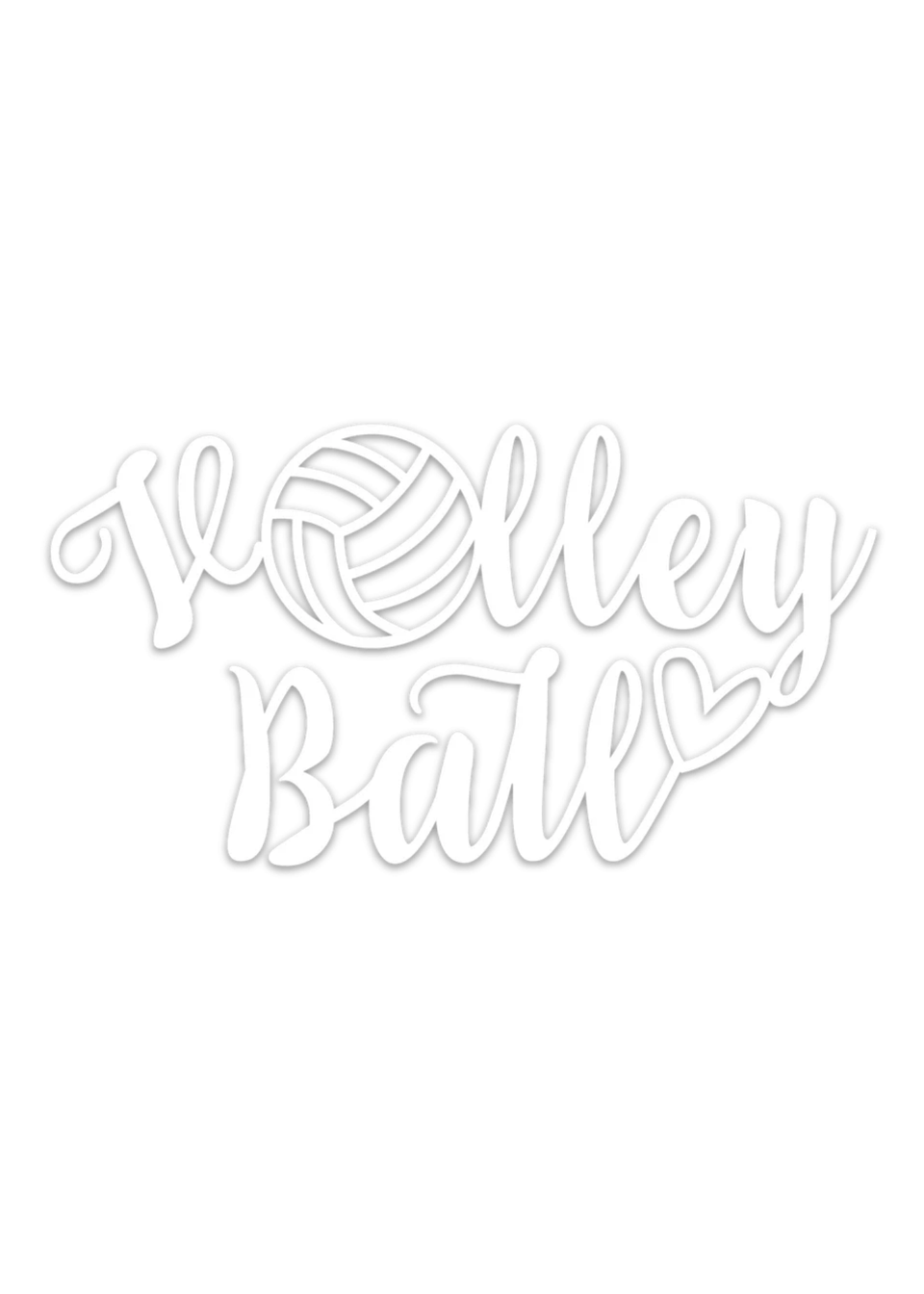 Volleyball Vinyl Decal